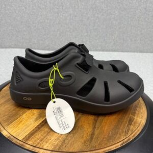 OOFOS OOCandoo Black Unisex Recovery Sandals Men's 13